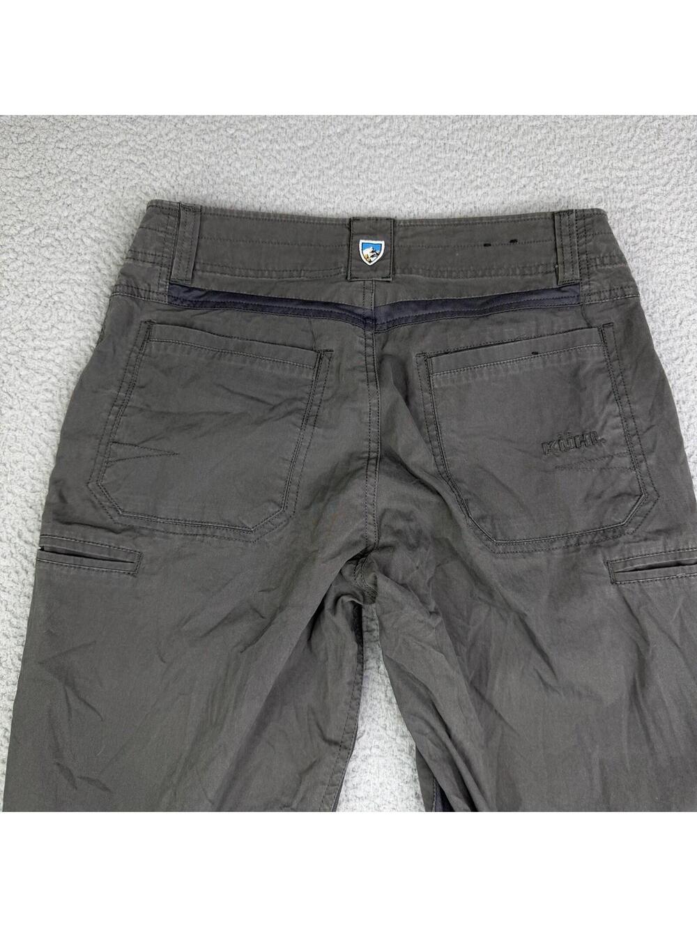 KUHL Free Radikl Gray Hiking Pants Men's 30x30 Travel Outdoor Cargo Utility 5170